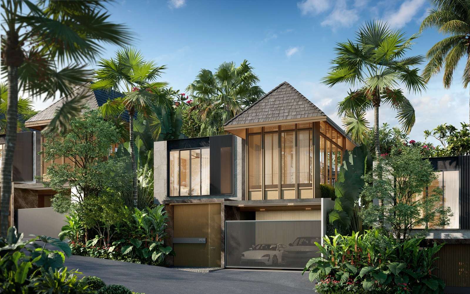 Annara Residences — рендер фасада Villa Nara