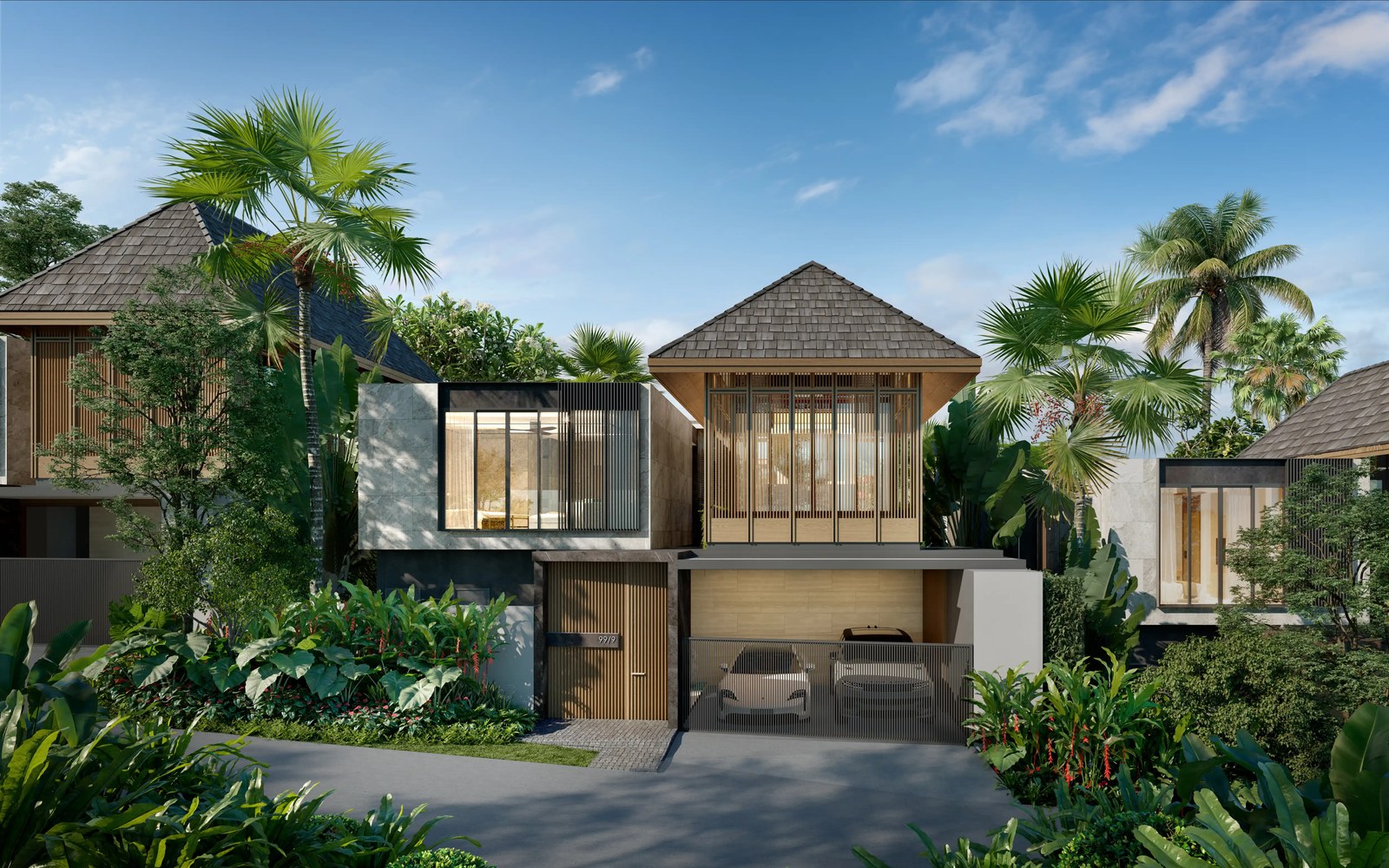 Annara Residences — рендер фасада Villa Anna